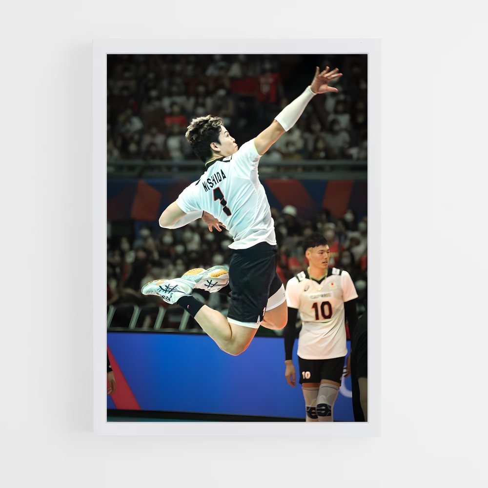 Poster Yuji nishida – affiche Volleyball (vue 3)